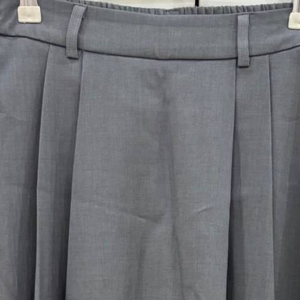 Gray Midi Skirt - Picture 2 of 3